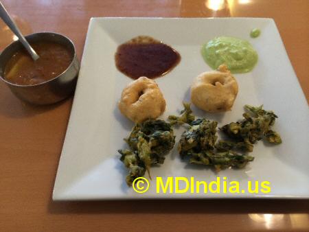 Bethesda Curry Kitchen Appetizers © MDIndia.us